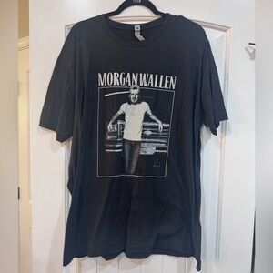 Next Level Apparel Black Morgan Wallen Graphic Tee